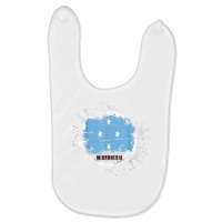 Micronesia Splash T Shirt Baby Bibs | Artistshot