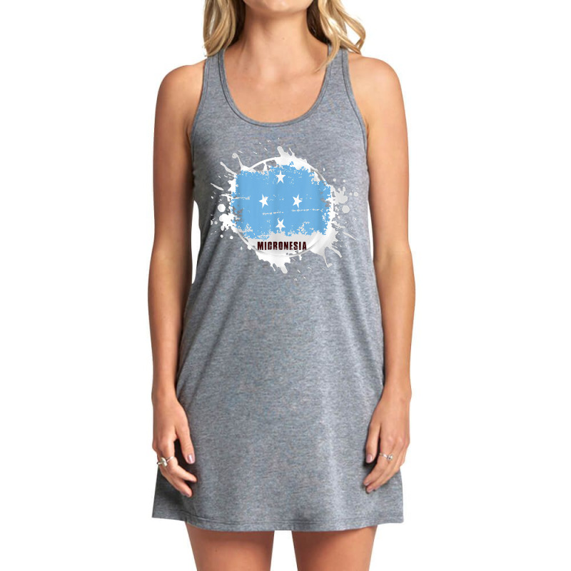 Micronesia Splash T Shirt Tank Dress by strnadoymoskwaoj | Artistshot