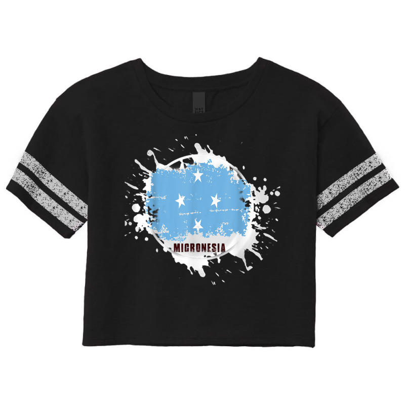 Micronesia Splash T Shirt Scorecard Crop Tee by strnadoymoskwaoj | Artistshot