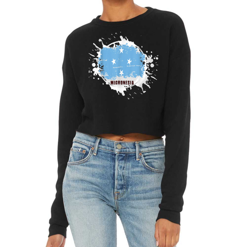 Micronesia Splash T Shirt Cropped Sweater by strnadoymoskwaoj | Artistshot