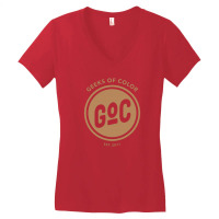 Caramel Geek Of Color Women's V-neck T-shirt | Artistshot