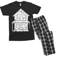 House Home Renovation Distressed T Shirt Men's T-shirt Pajama Set | Artistshot