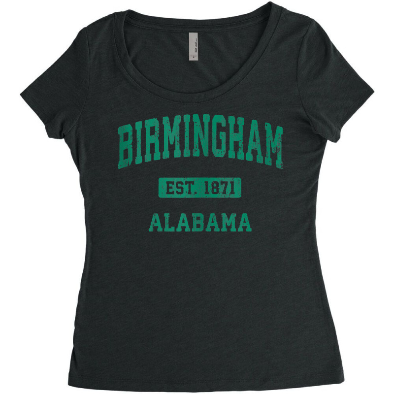 Birmingham Alabama Al Vintage Athletic Sports Design Tank Top Women's Triblend Scoop T-shirt by paisleafuscaldo | Artistshot