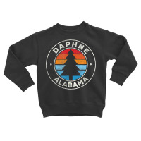 Daphne Alabama Al Vintage Graphic Retro 70s T Shirt Toddler Sweatshirt | Artistshot