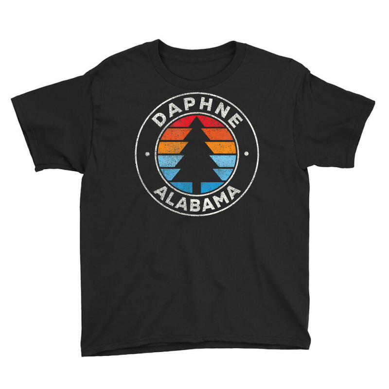 Daphne Alabama Al Vintage Graphic Retro 70s T Shirt Youth Tee by adrienskradski | Artistshot