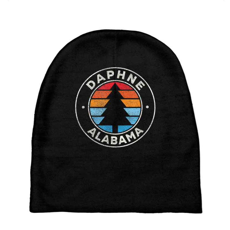 Daphne Alabama Al Vintage Graphic Retro 70s T Shirt Baby Beanies by adrienskradski | Artistshot