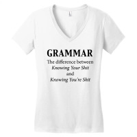 Grammar Women's V-neck T-shirt | Artistshot