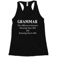 Grammar Racerback Tank | Artistshot