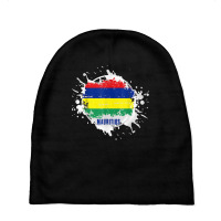 Mauritius Splash T Shirt Baby Beanies | Artistshot