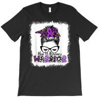 Mom Of Alzheimer's Warrior Women Alzheimer's Awareness T Shirt T-shirt | Artistshot