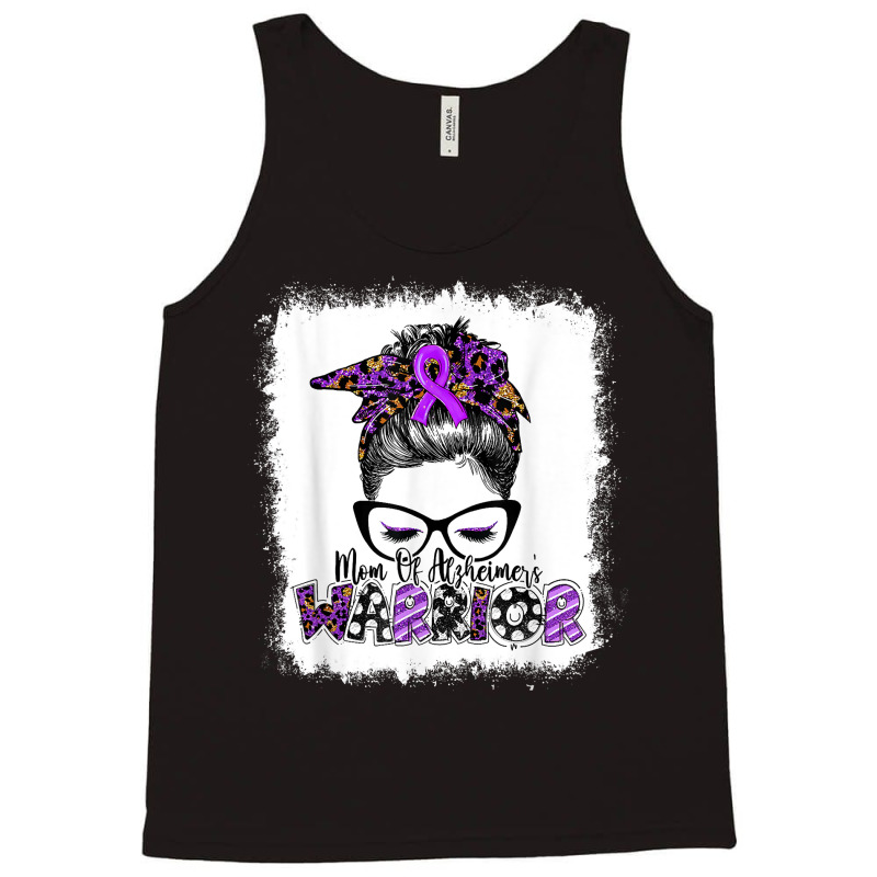 Mom Of Alzheimer's Warrior Women Alzheimer's Awareness T Shirt Tank Top | Artistshot