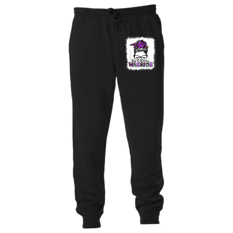 Mom Of Alzheimer's Warrior Women Alzheimer's Awareness T Shirt Unisex Jogger | Artistshot