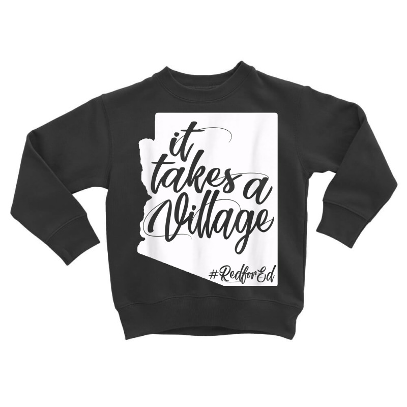 It Takes Village State Teachers Union Protest Redfored Shirt Toddler Sweatshirt | Artistshot