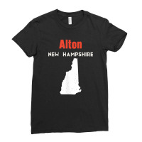 New Hampshire Usa State America Travel Alton T Shirt Ladies Fitted T-shirt | Artistshot