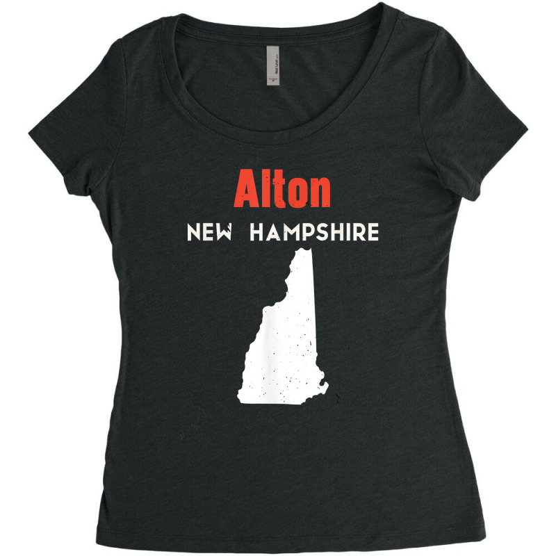 New Hampshire Usa State America Travel Alton T Shirt Women's Triblend Scoop T-shirt by riesshrpulice9gx | Artistshot