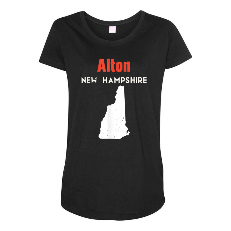 New Hampshire Usa State America Travel Alton T Shirt Maternity Scoop Neck T-shirt by riesshrpulice9gx | Artistshot