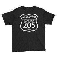 Alabaster 205 Alabama Area Code, Al Love Usa Home Tshirt Youth Tee | Artistshot