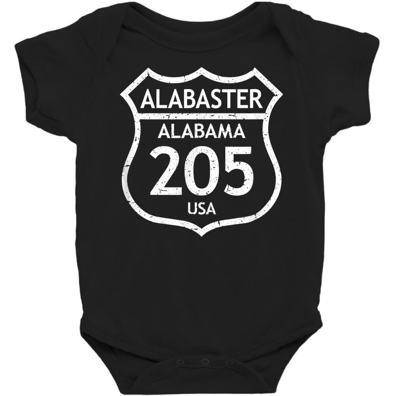 Alabaster 205 Alabama Area Code, Al Love Usa Home Tshirt Baby Bodysuit by mikidicosmo | Artistshot