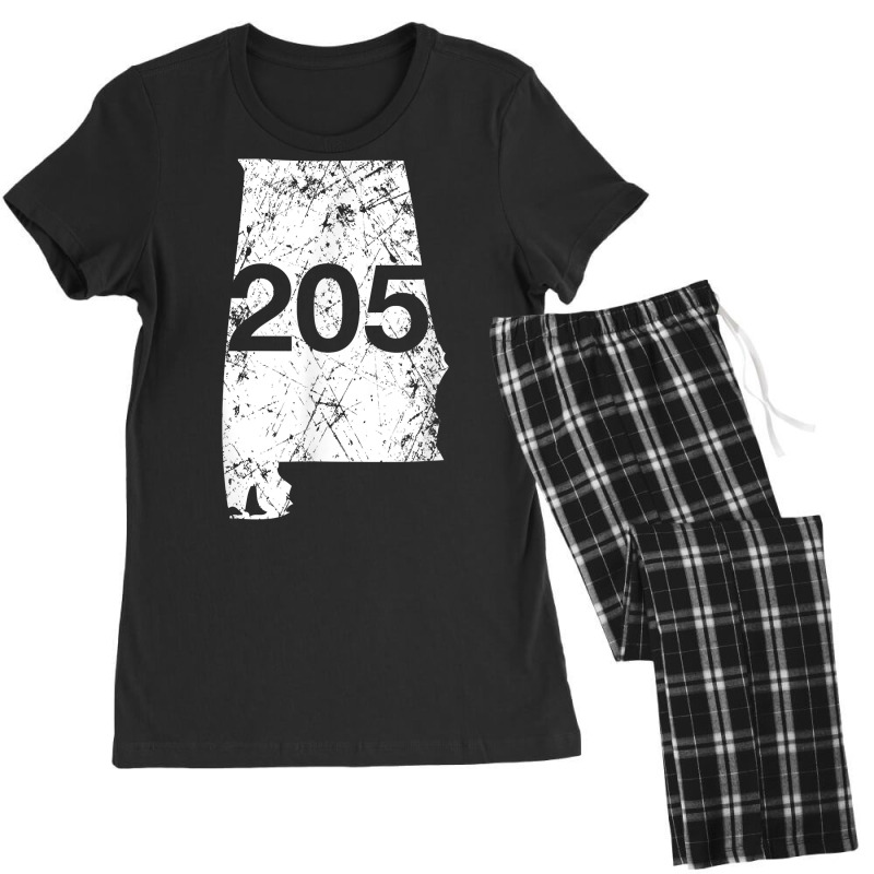 Alabaster Hoover Birmingham Area Code 205 Shirt, Alabama Women's Pajamas Set by mikidicosmo | Artistshot