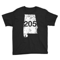 Alabaster Hoover Birmingham Area Code 205 Shirt, Alabama Youth Tee | Artistshot