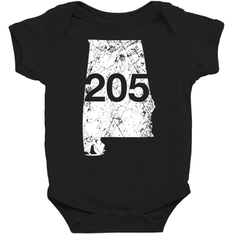 Alabaster Hoover Birmingham Area Code 205 Shirt, Alabama Baby Bodysuit by mikidicosmo | Artistshot