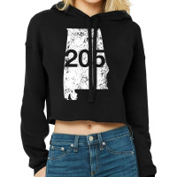 Alabaster Hoover Birmingham Area Code 205 Shirt, Alabama Cropped Hoodie | Artistshot