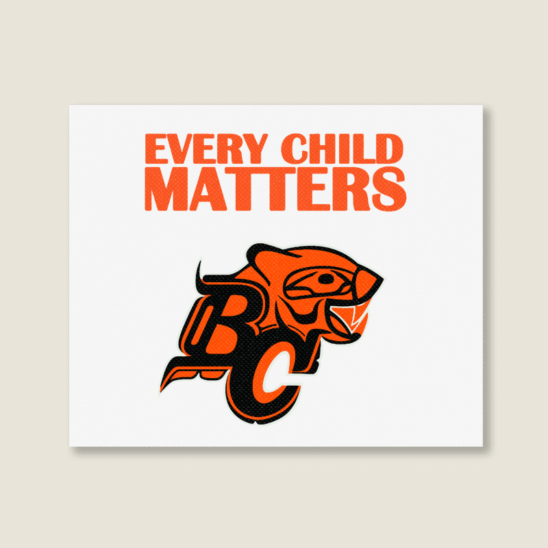 Bc Lions Every Child Matters Landscape Canvas Print | Artistshot