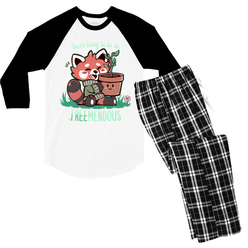 Treemendous Men's 3/4 Sleeve Pajama Set | Artistshot