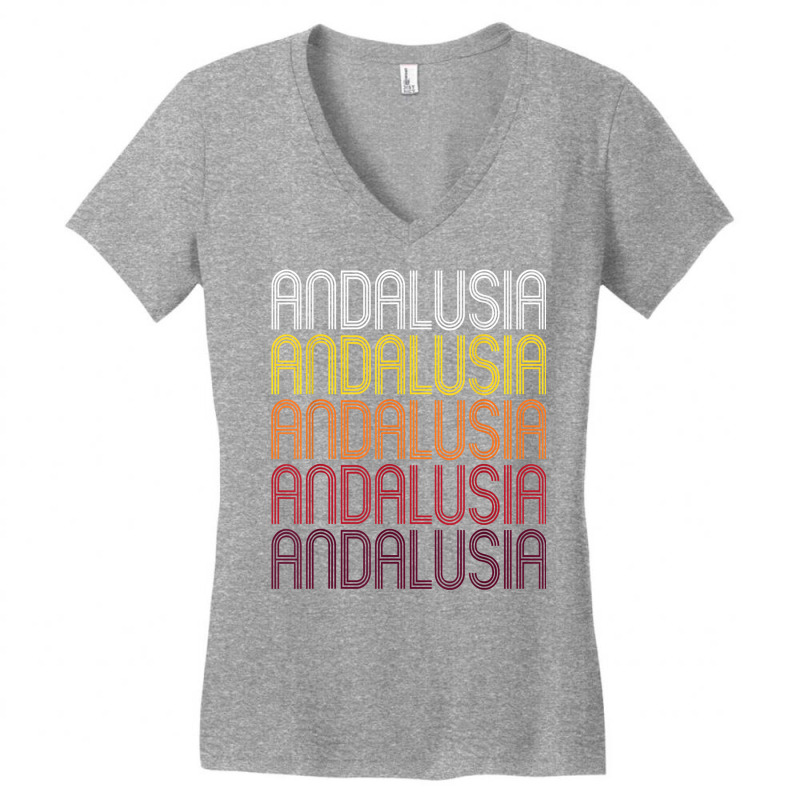 Andalusia, Al  Vintage Style Alabama T Shirt Women's V-neck T-shirt | Artistshot