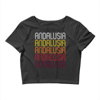 Andalusia, Al  Vintage Style Alabama T Shirt Crop Top | Artistshot