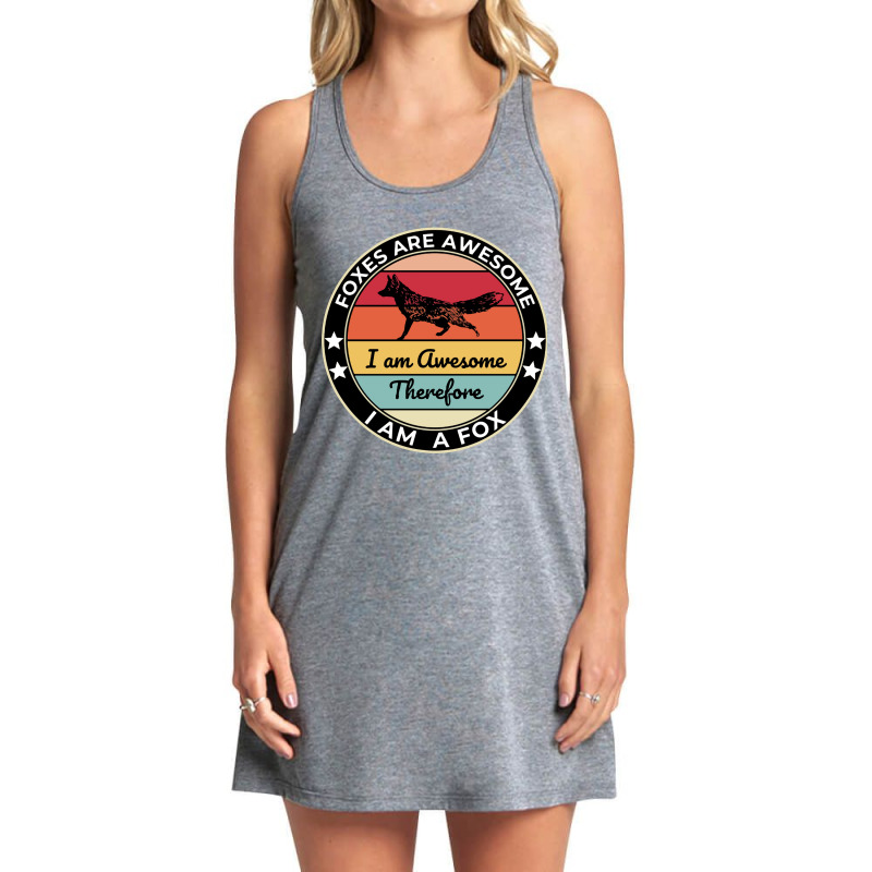 Fox Cartoon Tank Dress by giant | Artistshot