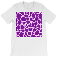 Giraffe Skin Pattern Purple T-shirt | Artistshot