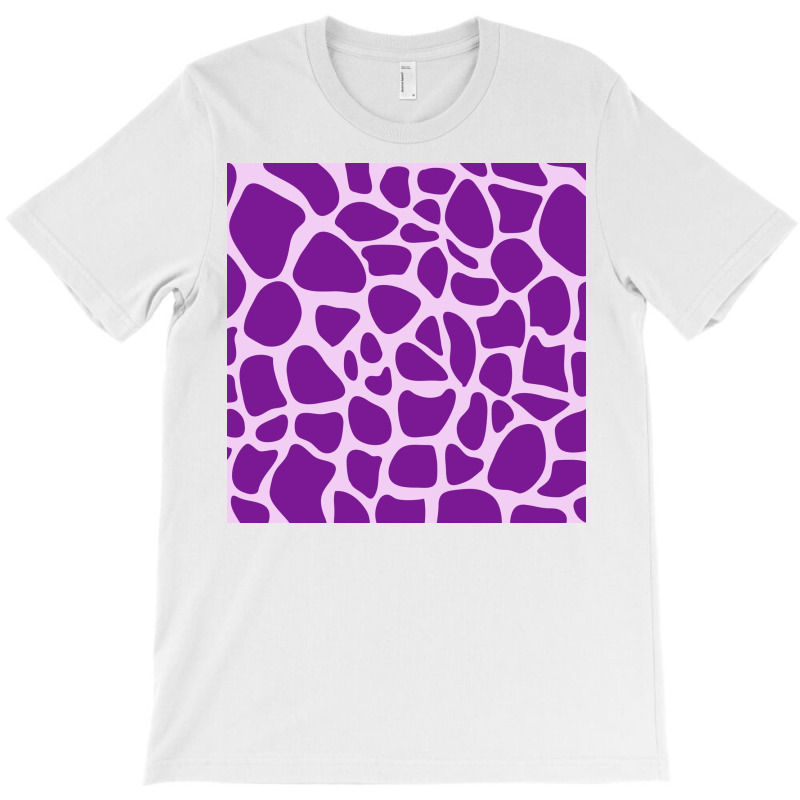 Giraffe Skin Pattern Purple T-shirt | Artistshot