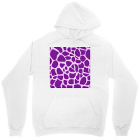 Giraffe Skin Pattern Purple Unisex Hoodie | Artistshot