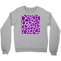 Giraffe Skin Pattern Purple Crewneck Sweatshirt | Artistshot