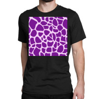 Giraffe Skin Pattern Purple Classic T-shirt | Artistshot