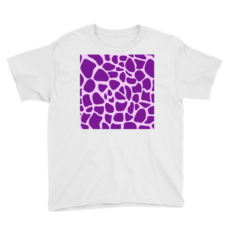 Giraffe Skin Pattern Purple Youth Tee | Artistshot