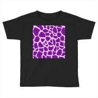 Giraffe Skin Pattern Purple Toddler T-shirt | Artistshot