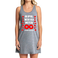 In April Wear Red Instead Autism Acceptance Puzzle Lovers T Shirt Tank Dress | Artistshot