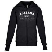 Birmingham Al Alabama Pride Hometown Tourist Holidays B'ham T Shirt Youth Zipper Hoodie | Artistshot