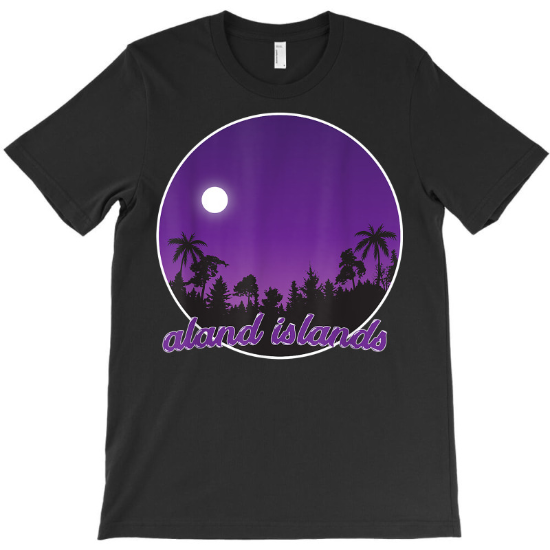 Aland Islands By Night With Palms T Shirt T-Shirt by cucciailleveretcq | Artistshot