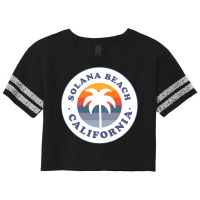 Solana Beach California Ca Palm Tree Vacation Souvenir Pullover Hoodie Scorecard Crop Tee | Artistshot