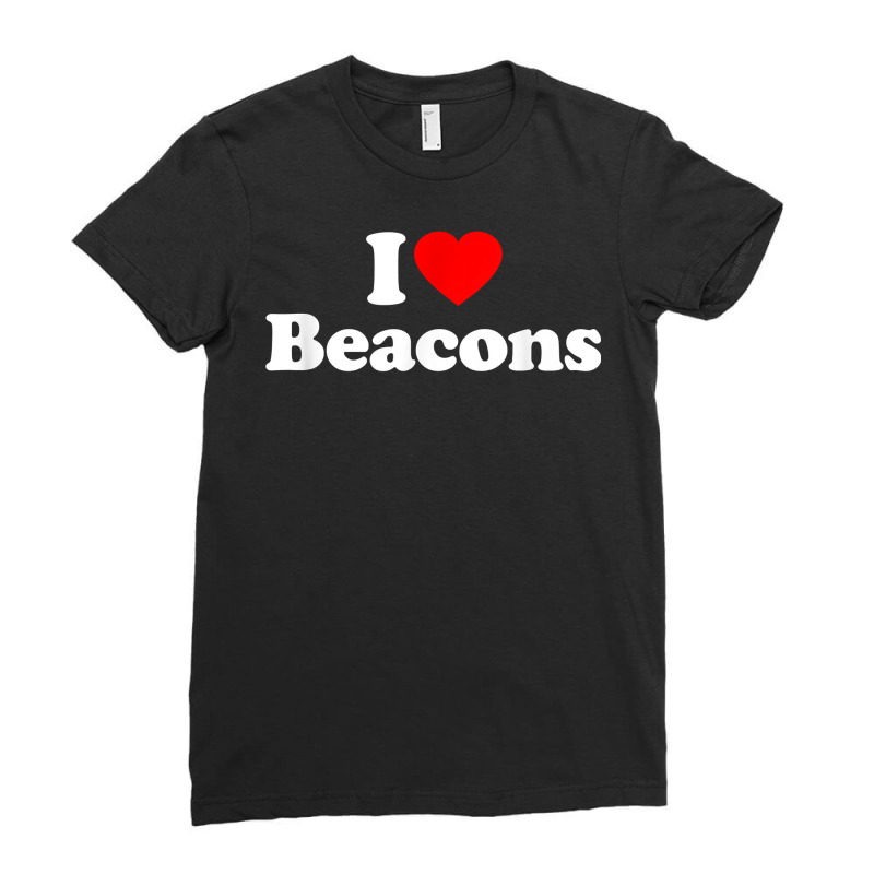 Beacons Love Heart College University Alumni T Shirt Ladies Fitted T-Shirt by cucciailleveretcq | Artistshot