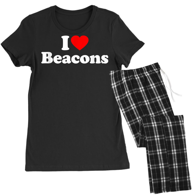 Beacons Love Heart College University Alumni T Shirt Women's Pajamas Set by cucciailleveretcq | Artistshot