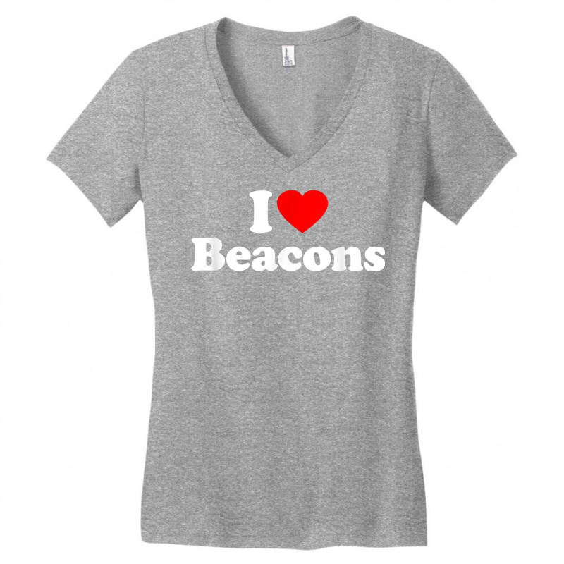 Beacons Love Heart College University Alumni T Shirt Women's V-Neck T-Shirt by cucciailleveretcq | Artistshot