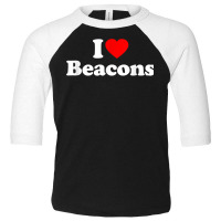 Beacons Love Heart College University Alumni T Shirt Toddler 3/4 Sleeve Tee | Artistshot