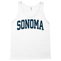 Sonoma California Ca Vintage Athletic Sports Navy Design Long Sleeve T Tank Top | Artistshot