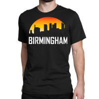 Birmingham Alabama Sunset Skyline Silhouette T Shirt Classic T-shirt | Artistshot