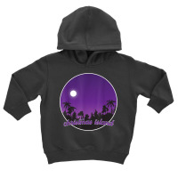 Christmas Island By Night With Palms T Shirt Toddler Hoodie | Artistshot