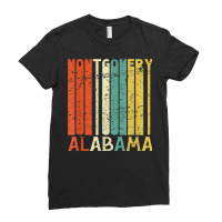 Retro Montgomery Residents State Alabama T Shirt Ladies Fitted T-shirt | Artistshot